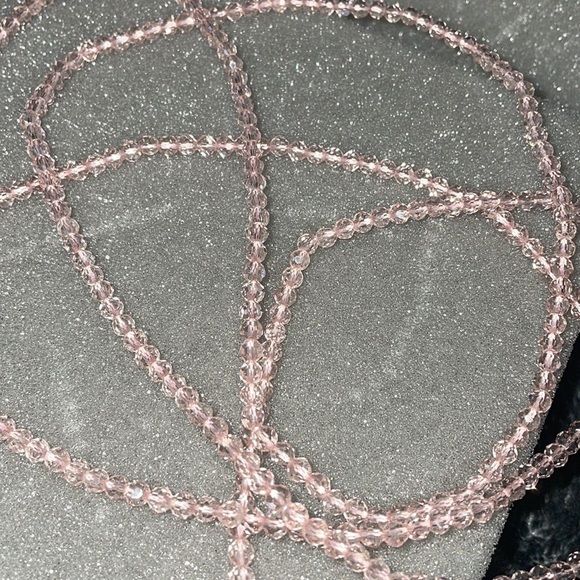 “Lux Be A Lady" Crystal Lariat Necklace - Pink by Heidi Daus - Picture 8 of 9